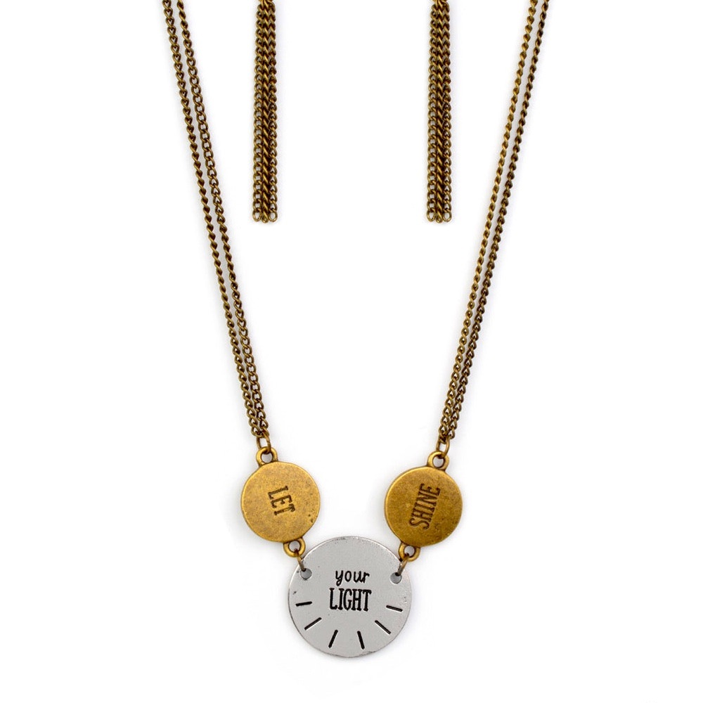 Paparazzi Shine Your Light Silver Necklace P2WH-SVXX-343XX